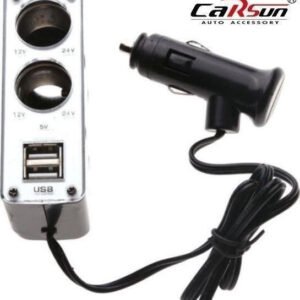 CARSUN Φορτιστής Αναπτήρα αυτοκινήτου με 4 θύρες USB