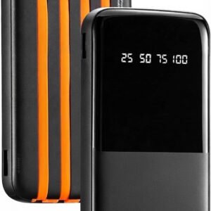 SPV L Power Bank 10000mAh με Ενσωματωμένα Καλώδια & Οθόνη