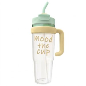 SPV TS Παγούρι πλαστικό 900 ml. πράσινο/κίτρινο με σχέδιο