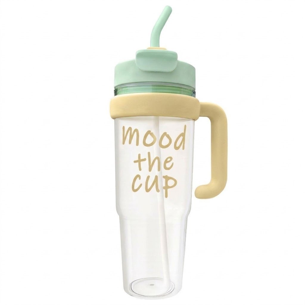 SPV TS Παγούρι πλαστικό 900 ml. πράσινο/κίτρινο με σχέδιο
