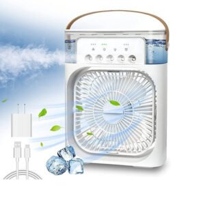 SPV TS Mini Φορητός Ψύκτης & Εξατμιστικό A/C Γραφείου με USB & Δεξαμενή Νερού