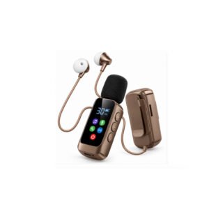 SPV M Ασύρματο Bluetooth Ακουστικό Clip-On με Μικρόφωνο Υψηλής Ευαισθησίας Καφέ